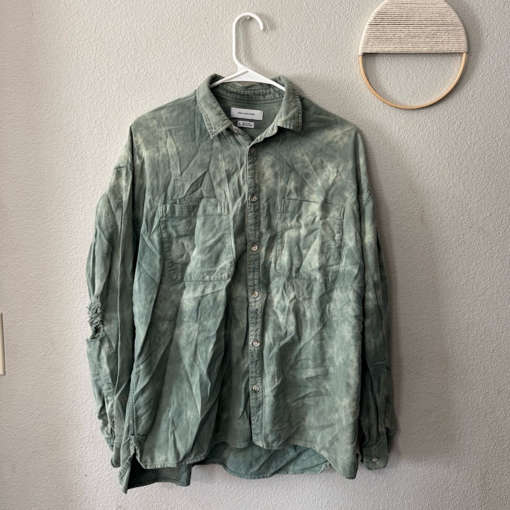 Urban Outfitters Sage Green Shirt